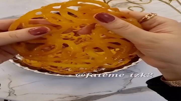 زولبیا در ماه رمضان اصیل