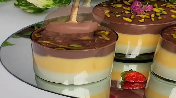 هم دسر حساب میشه هم یه عصرونه مقوی برای بچه‌ها